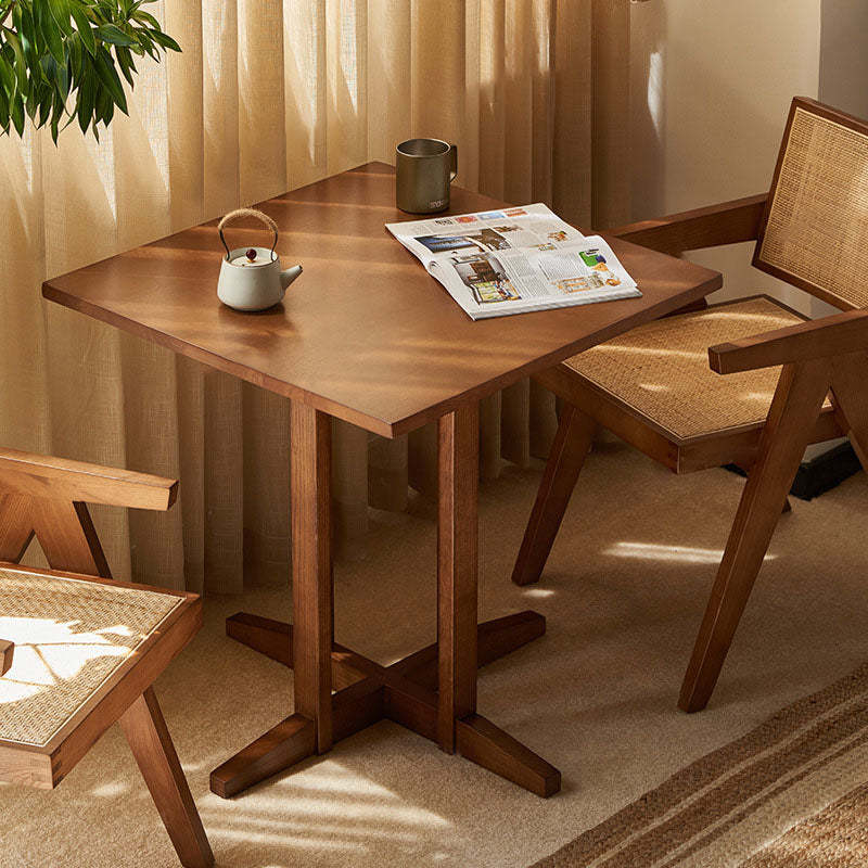 Minimalist Cross Wood Coffee Table