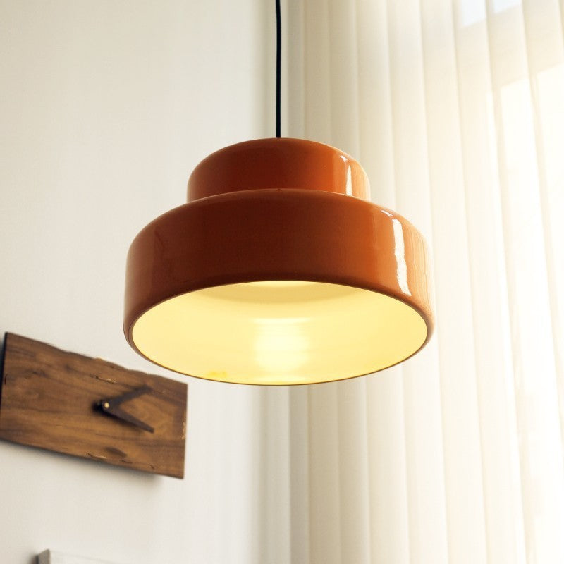 Scandinavian Double Round Iron Pendant Light