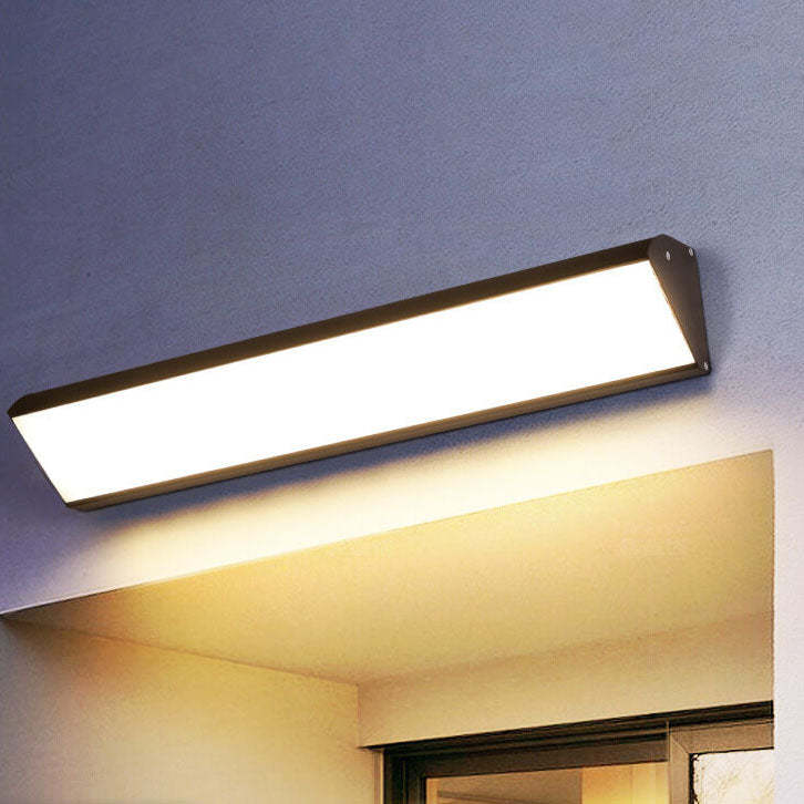 Minimalist Aluminum Acrylic Waterproof Long LED Wall Sconce