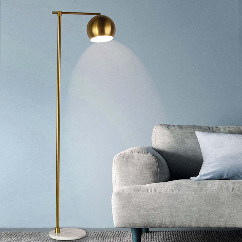 Nordic Luxury Iron Floor Lamp — Gold / 110V-120V For US/CA