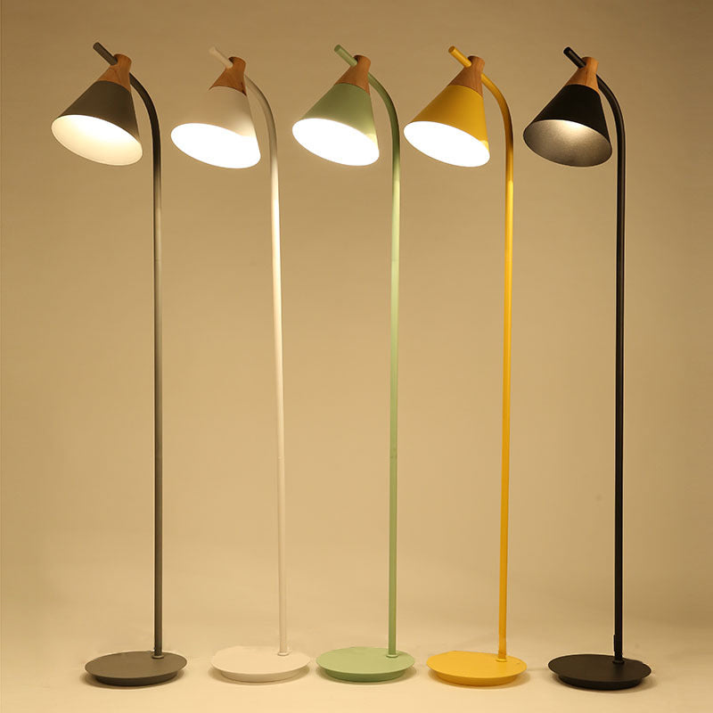 Nordic Macaron Cone Floor Lamp