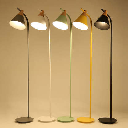 Nordic Macaron Cone Floor Lamp