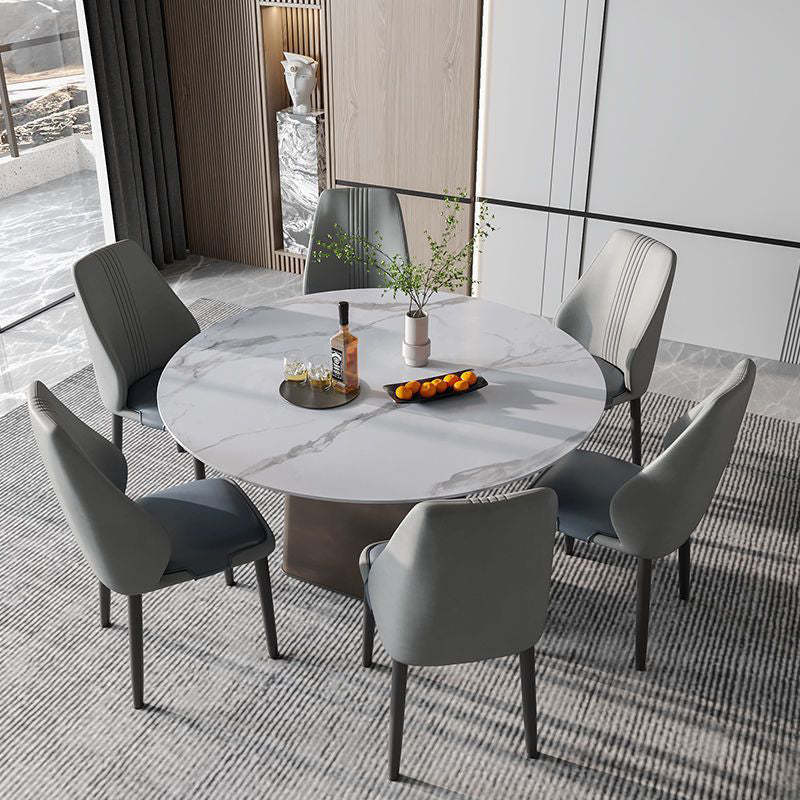 Scandinavian Fabric Steel Dining Chair