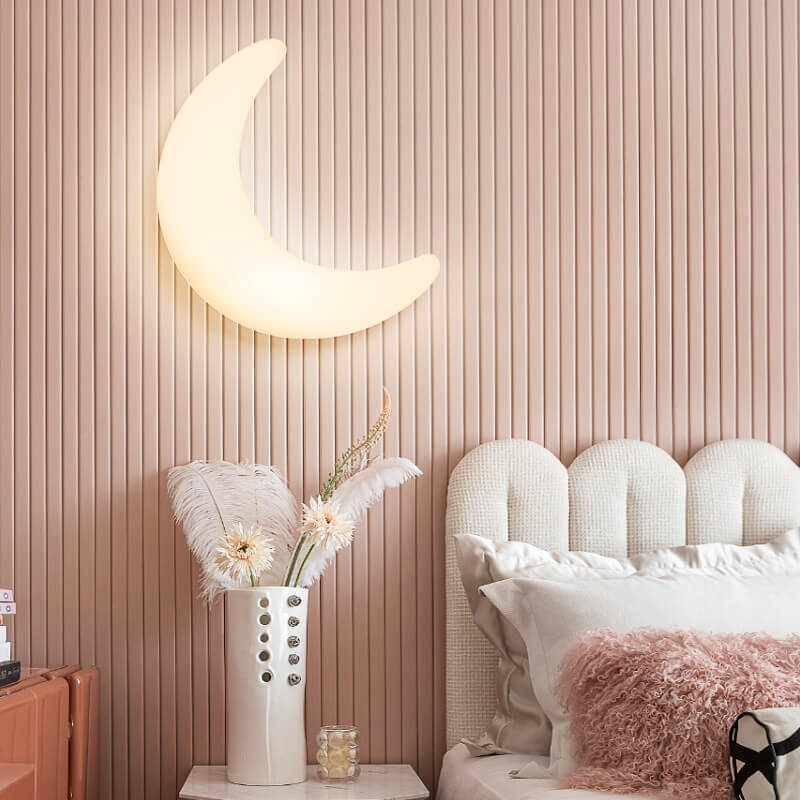 Modern Acrylic Moon LED Sconce
