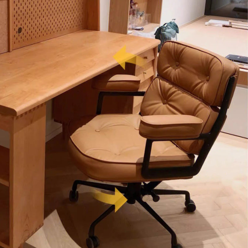 Modern PU Leather Steel Desk Chair