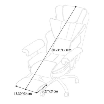 Minimalist Microfiber Nano Leather Steel Desk Chair