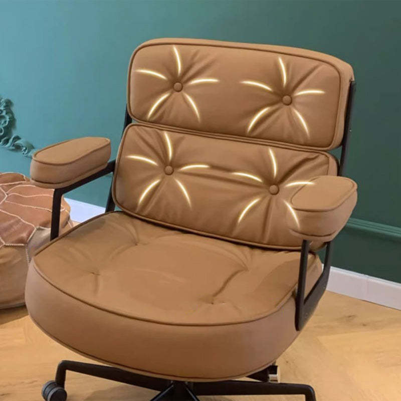 Modern PU Leather Steel Desk Chair