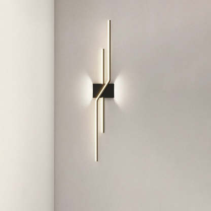 Minimalist Aluminum Geometric Straight Line LED Sconce