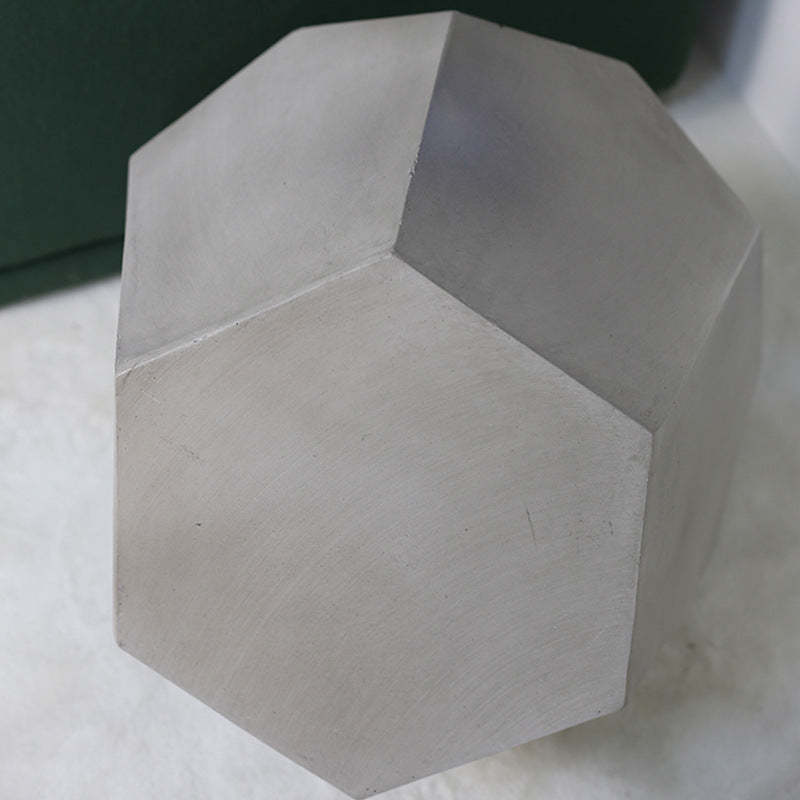 Industrial Hexagonal Magnesium Oxide End Table