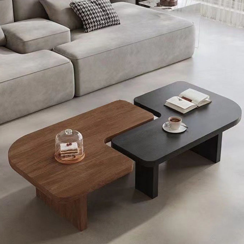 Japanese Rectangular Pine End Table