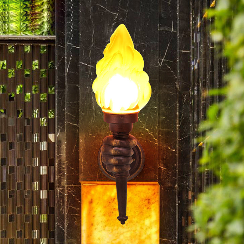 Contemporary Handheld Torch Aluminum Outdoor