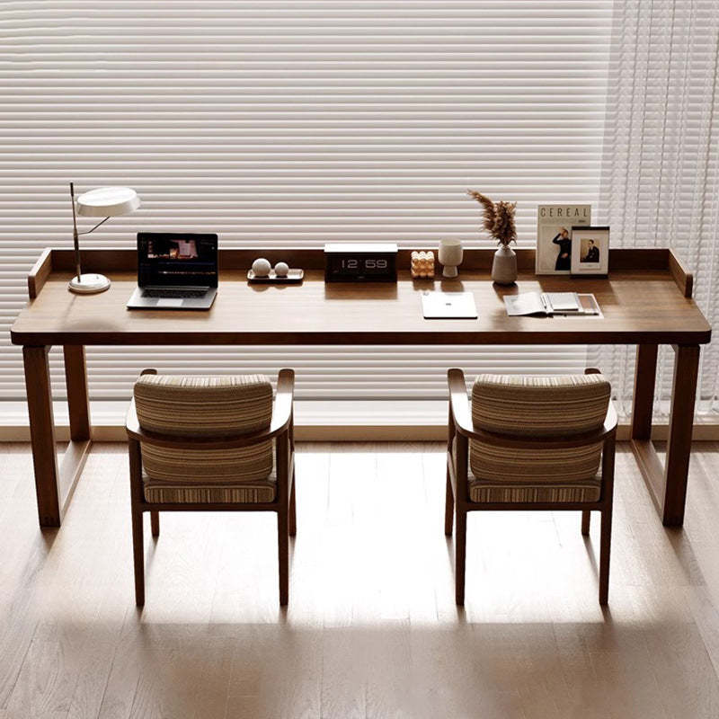 Rustic Rectangular Wood Desk