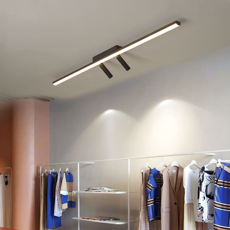 Nordic Acrylic Strip Track Spotlight LED Flush Ceiling Light