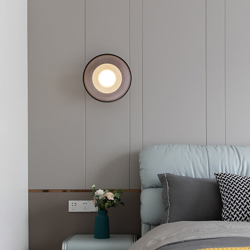 Nordic Vintage Glass LED Sconce