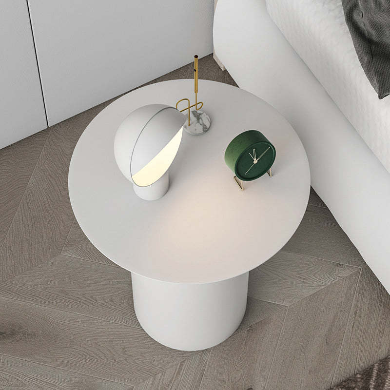 Minimalist Cylinder Iron Bedside Nightstand