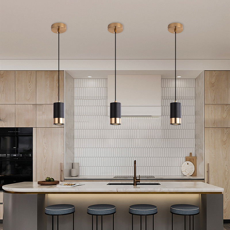 Nordic Column Iron Mini Pendant Light