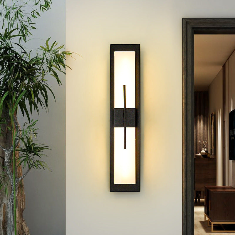 Minimalist Stainless Steel Outdoor Wall Sconce