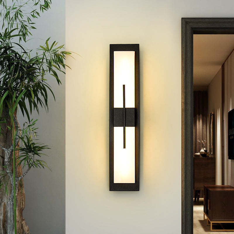 Minimalist Stainless Steel Outdoor Wall Sconce