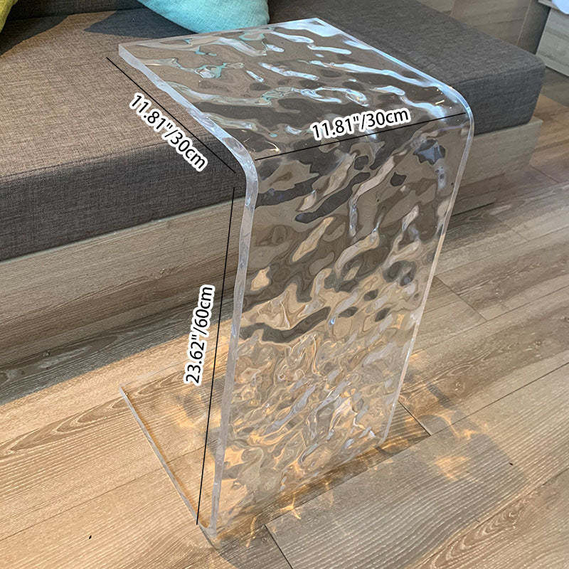 Nordic Ripple C-Shape End Table