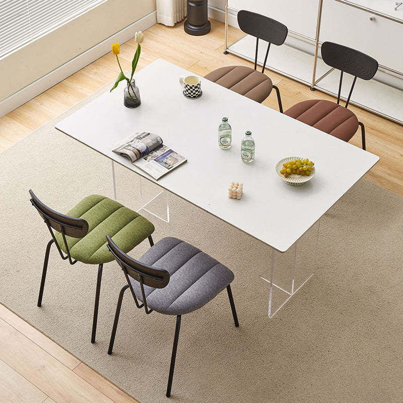 Contemporary PU Leather Steel Dining Chair