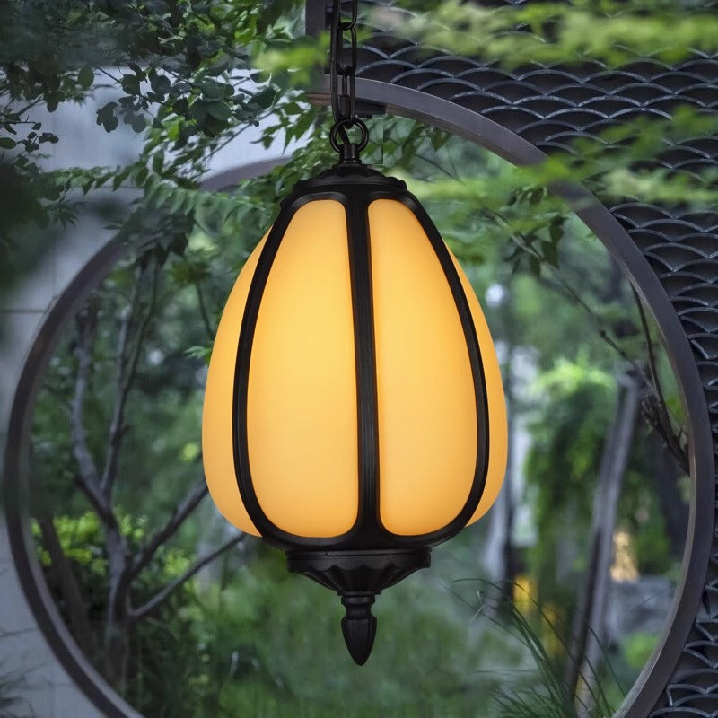 Chinese Aluminum Dolomite Pumpkin Pendant Light