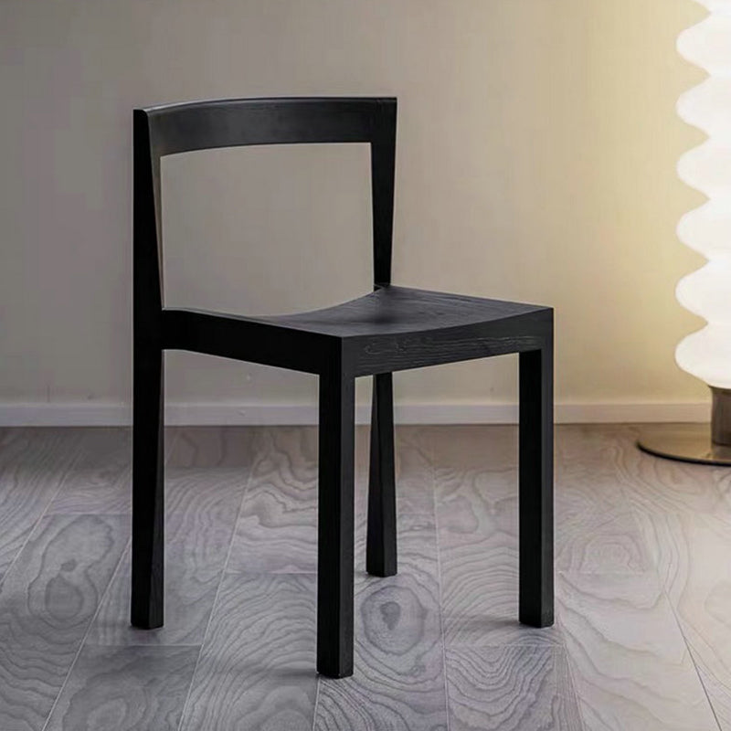 Minimalist Rectangular Wood Chair