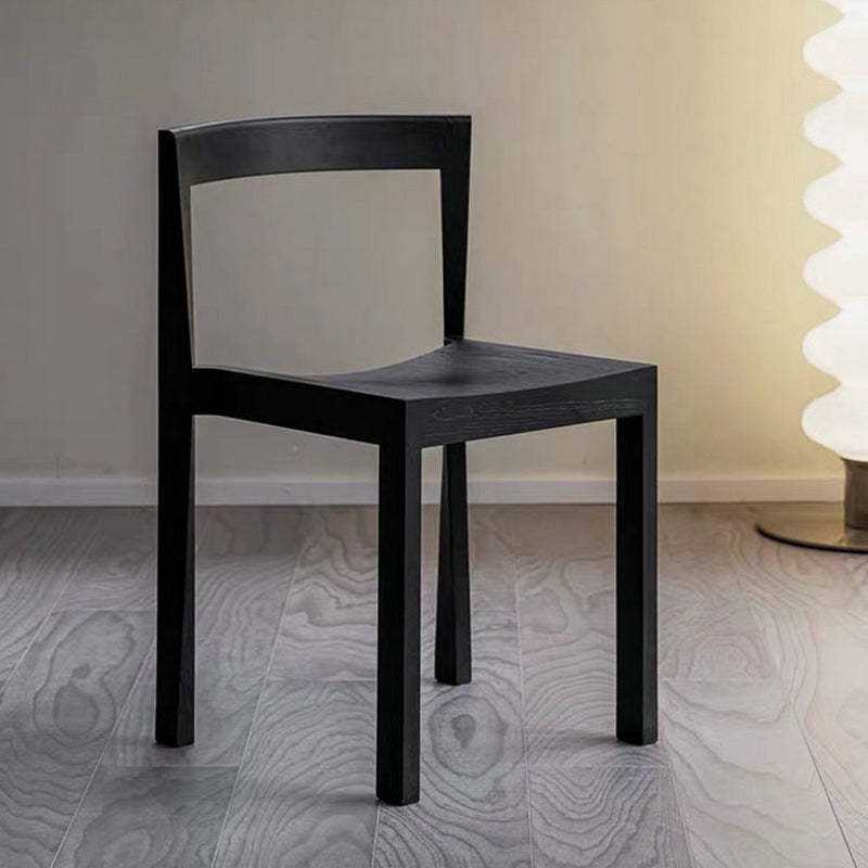 Minimalist Rectangular Wood Chair