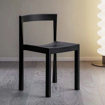 Minimalist Rectangular Wood Chair