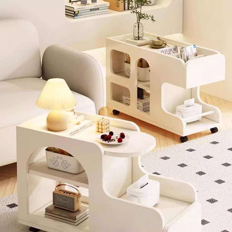 Minimalist Removable Density Panel Wood End Table