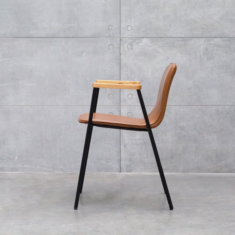 Faux Leather Upholstered Dining Chair
