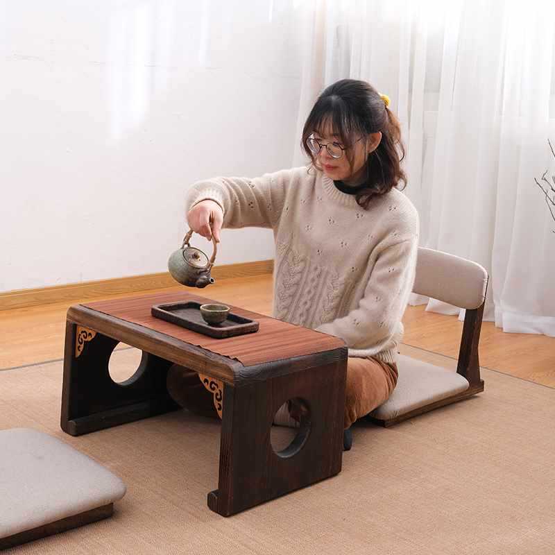 Japanese Paulownia Wood Tatami Chair