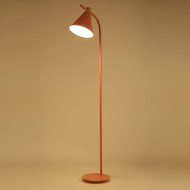 Nordic Macaron Cone Floor Lamp