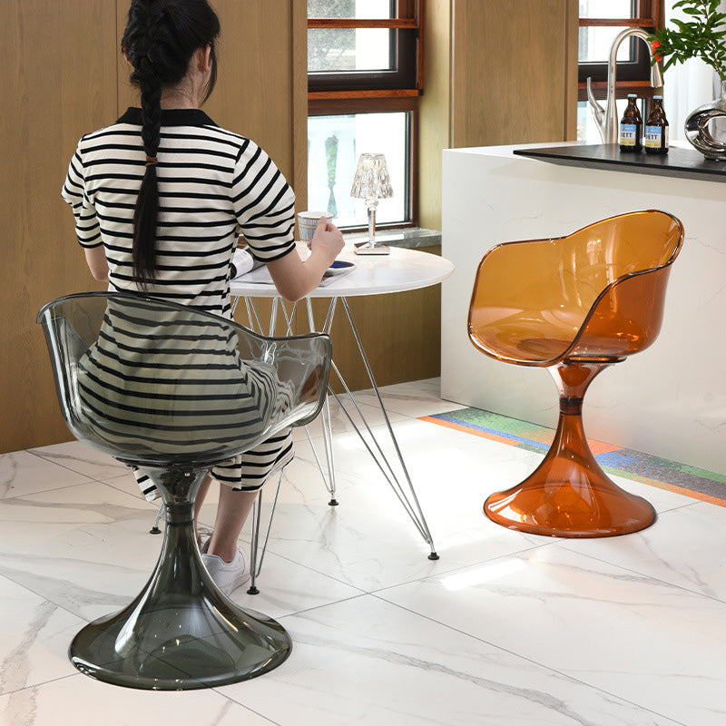 Nordic Acrylic Arc Dining Chair