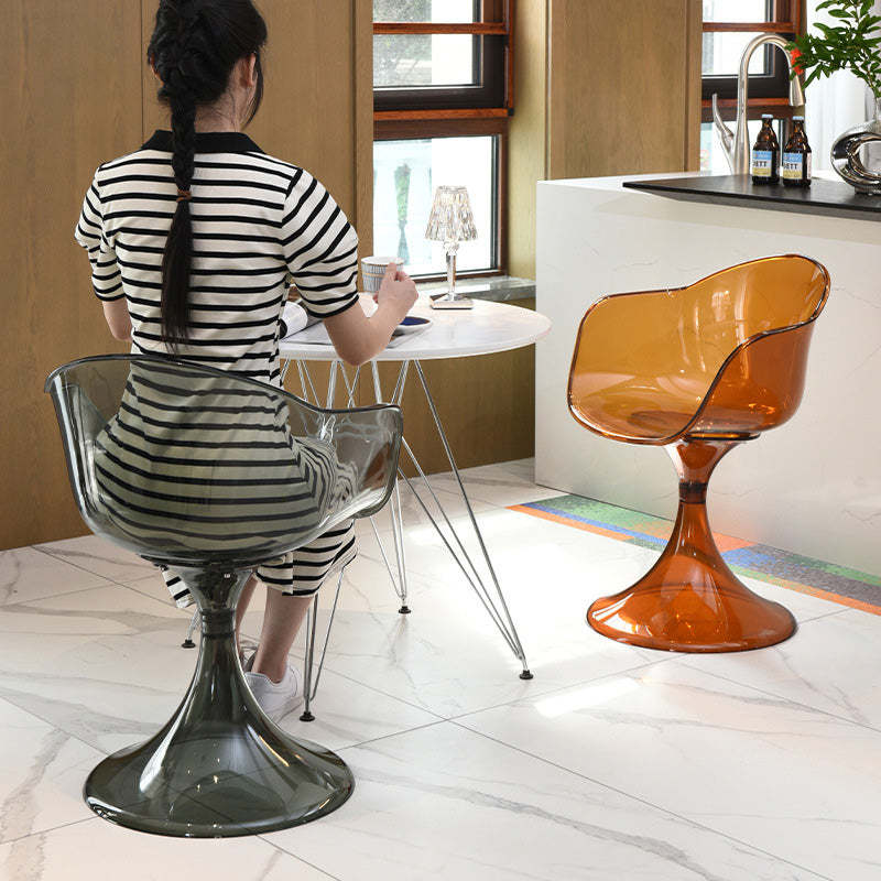 Nordic Acrylic Arc Dining Chair