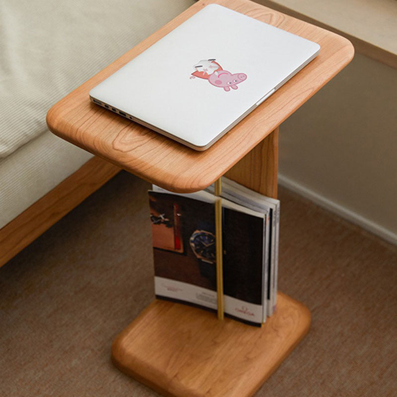 Minimalist Square Wood End Table