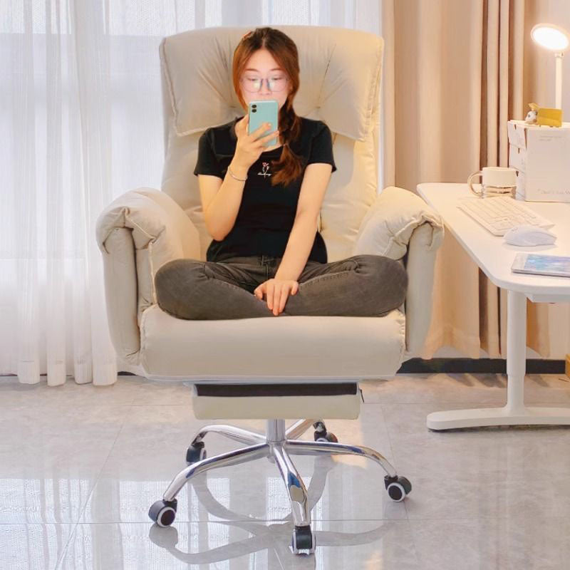 Modern Fabric Steel Adjustable Recliner With Footrest