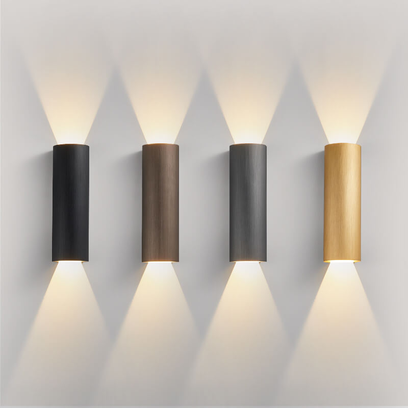 Minimalist Aluminum Cylindrical LED Sconce