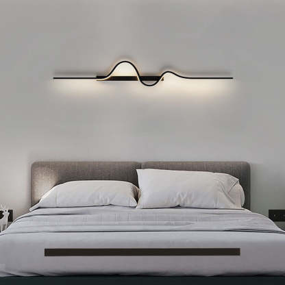 Minimalist Aluminum Corrugated Iron Frame LED Sconce