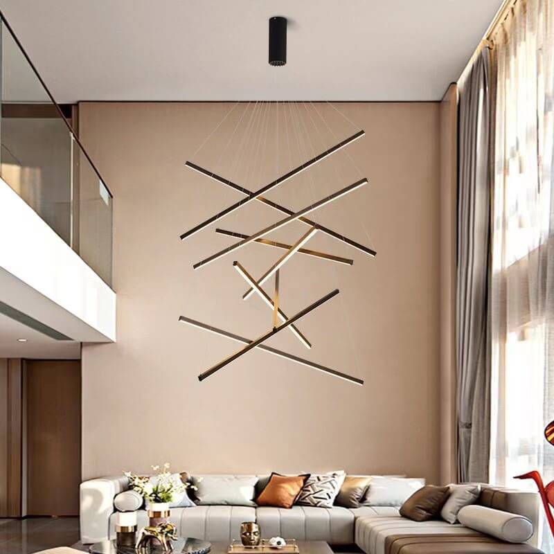 Nordic Iron Aluminum Geometric LED Chandelier