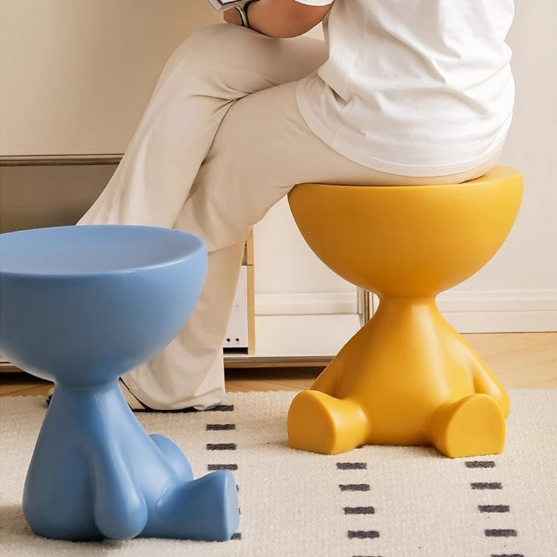 Scandinavian Cartoon Bear Base End Table