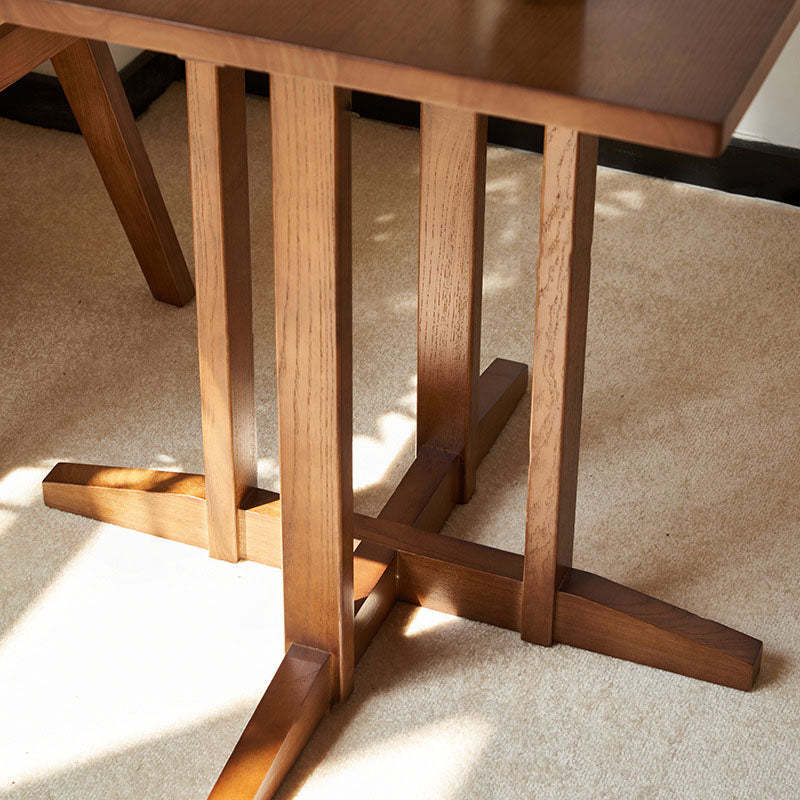 Minimalist Cross Wood Coffee Table