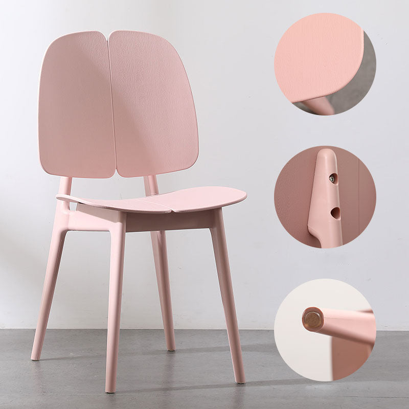 Scandinavian Plastic Steel Dining Chair