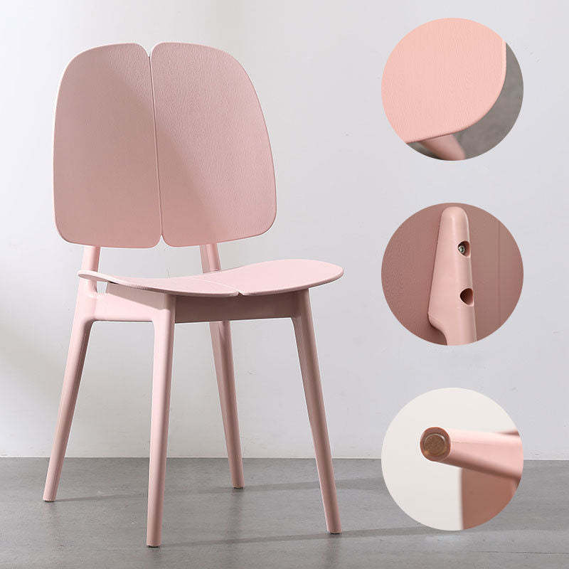 Scandinavian Plastic Steel Dining Chair