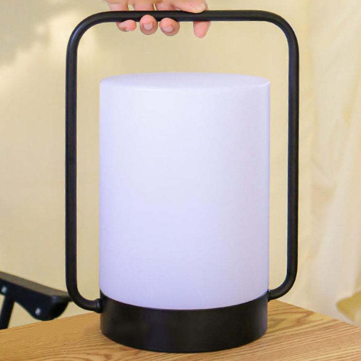 Minimalist Cylindrical Stainless Steel Light