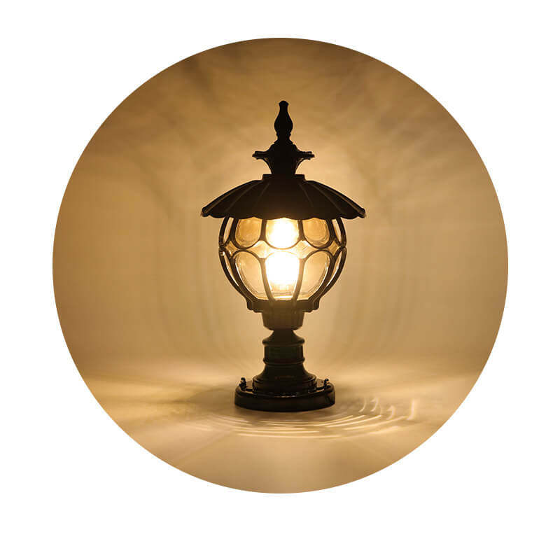 European Round Column Outdoor Landscape Light