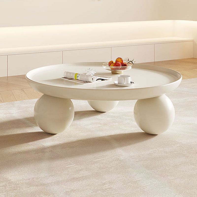 Lighom orb disc metal glass coffee tables for living room