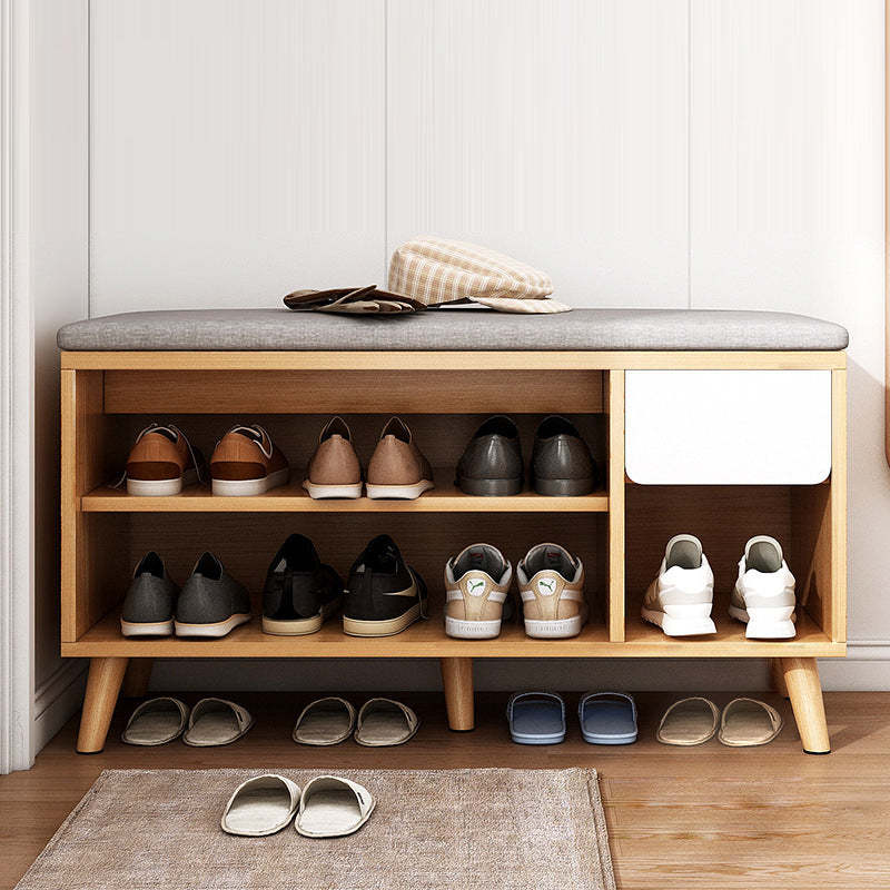 Scandinavian Wood 2-Storage Shoe Rack