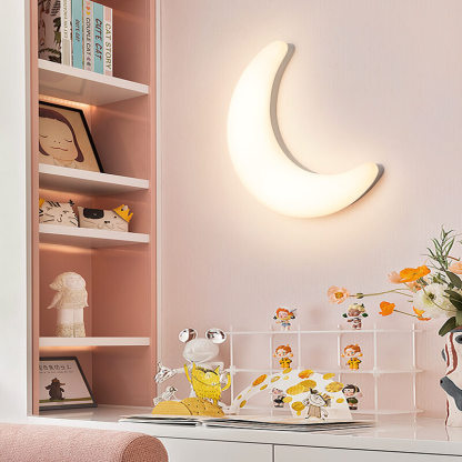 Modern Acrylic Moon LED Sconce