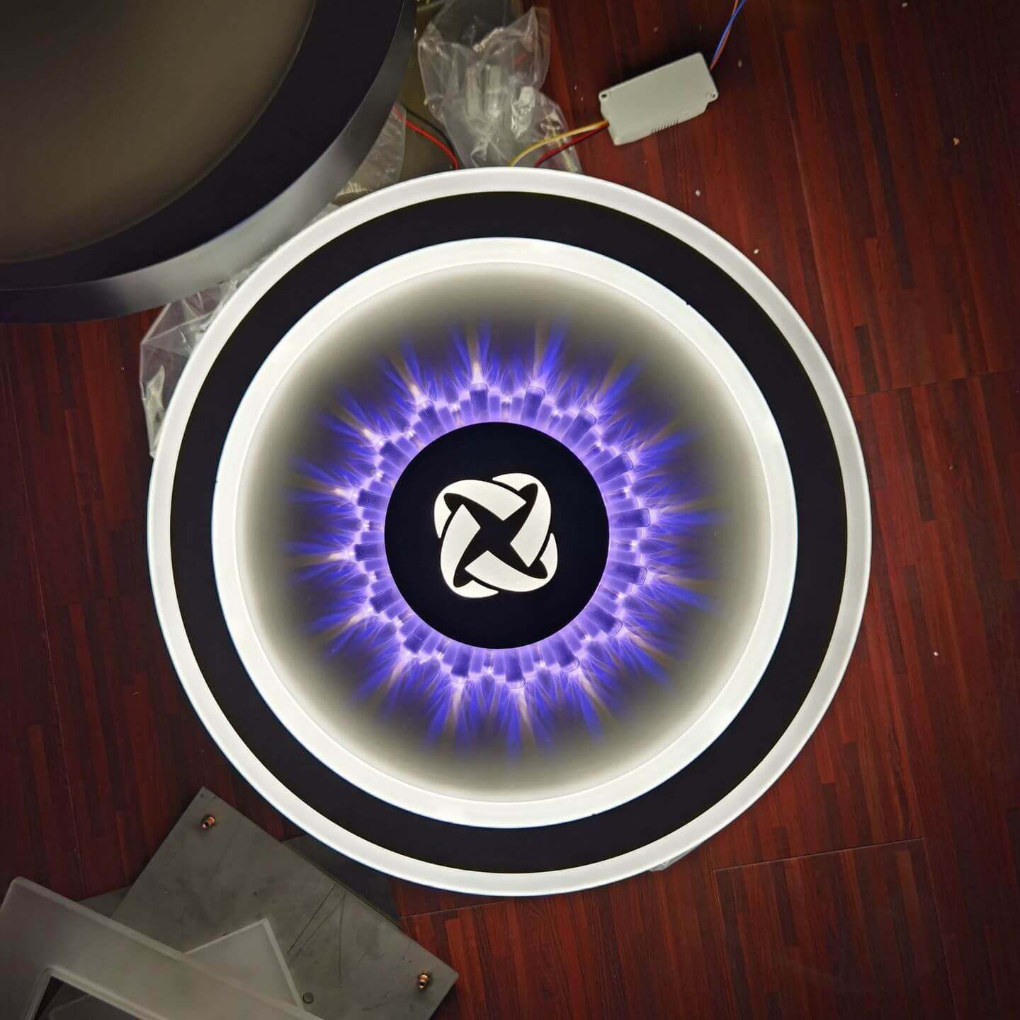 Round Acrylic LED Flush Mount Light