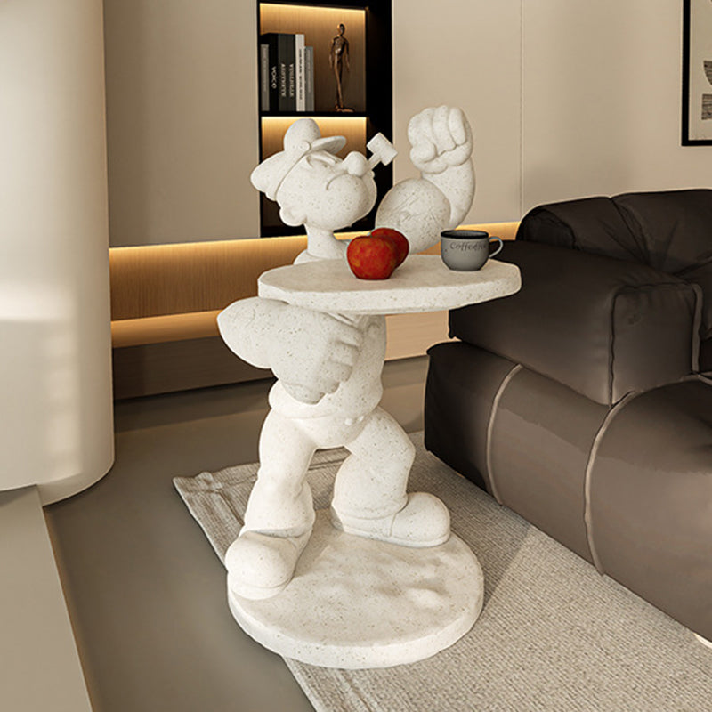 Lighom creative design popeye white coffee tables